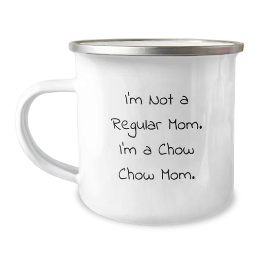 Chow Chow Dog Mom Gifts from Mom to Family Friends, Funny Camping Mug for Graduation Unique Gifts - Victory Thru Vision