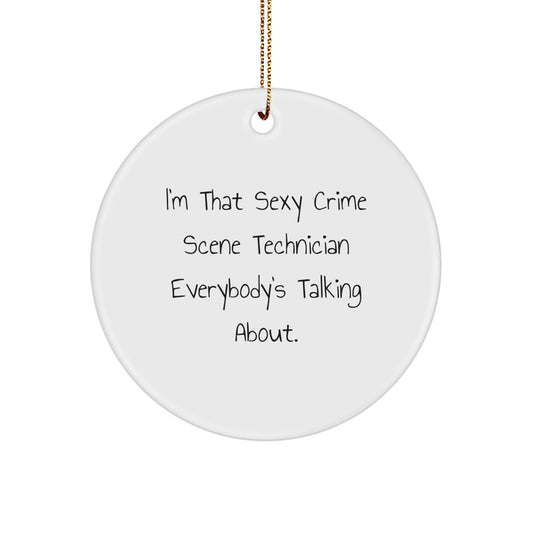 Funny Crime Scene Technician Christmas Unique Gifts from Friends for Crime Scene Technician Lovers - Image 1