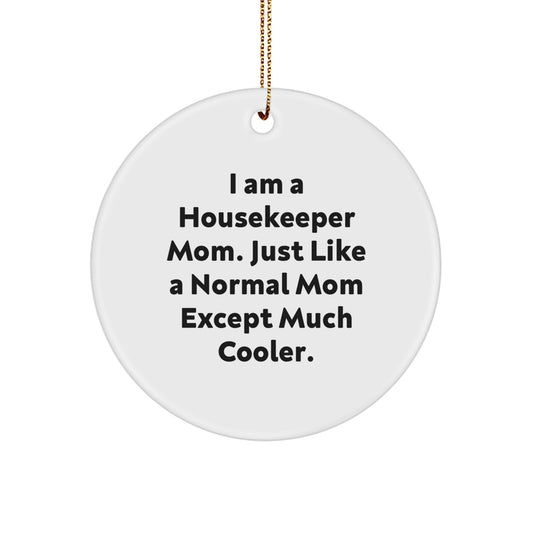 Unique Housekeeper Mom Gifts from Friends Funny Christmas Ornaments for Housekeeper - Image 1