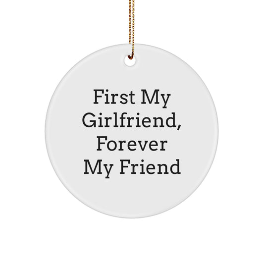 Funny Sweetheart Circle Ornament Gifts from Men to Women for Christmas Unique Presents - Image 1