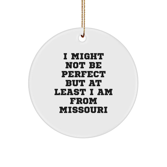 Unique Missouri Circle Ornaments Gifts from the Heartland for Missouri Men Women Friends Family - Image 1