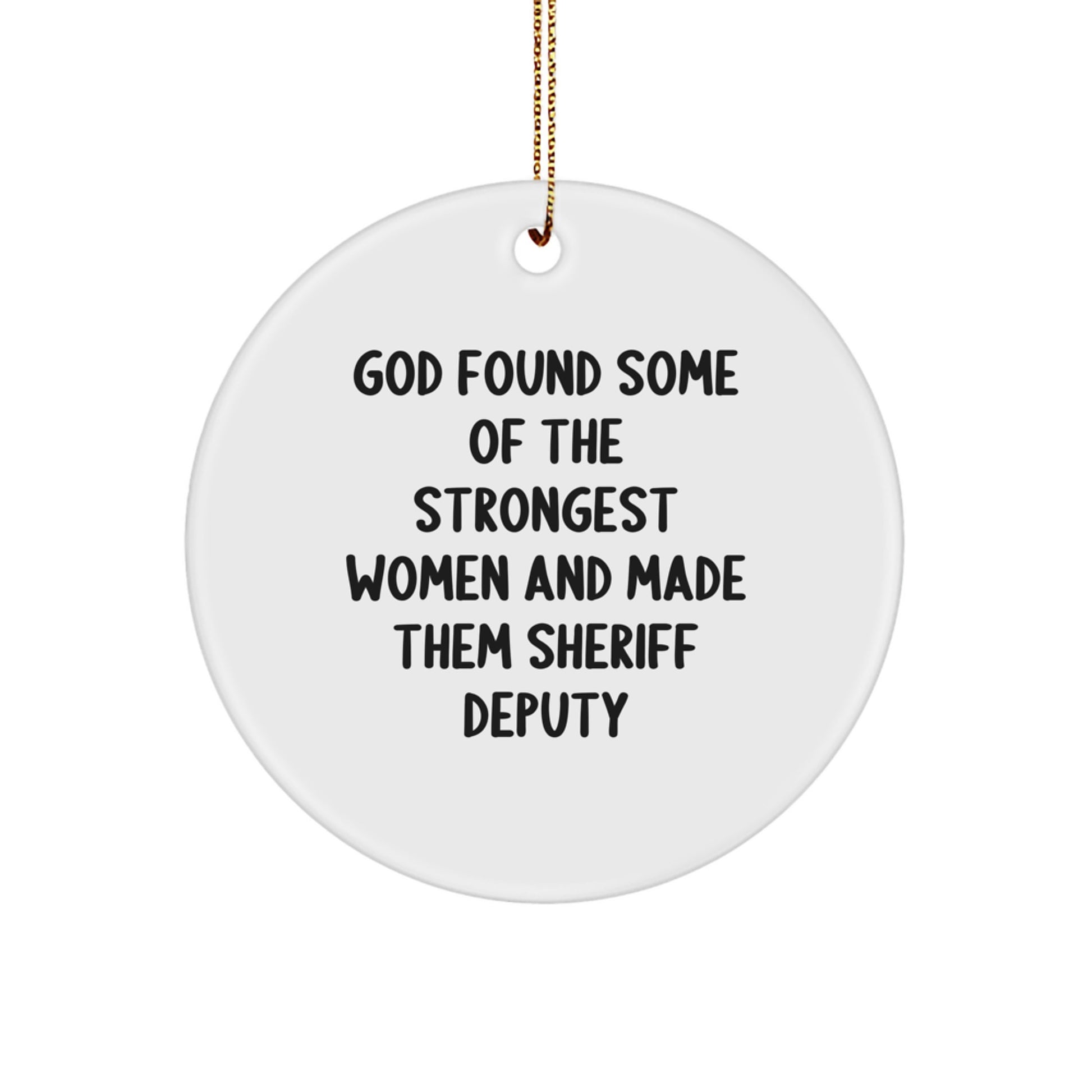 Funny Sheriff Deputy Gifts for Men, Christmas Unique Gifts from Men to Sheriff Deputy - Image 1