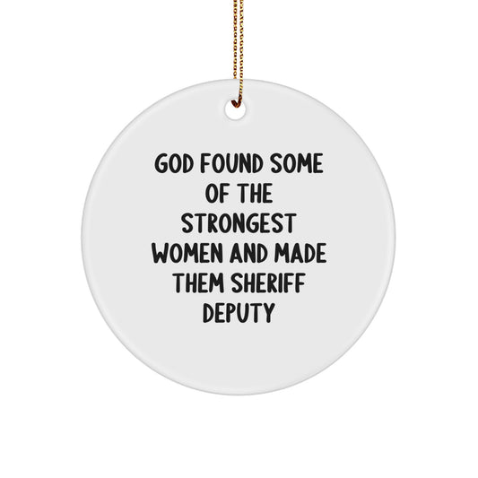 Funny Sheriff Deputy Gifts for Men, Christmas Unique Gifts from Men to Sheriff Deputy - Image 1