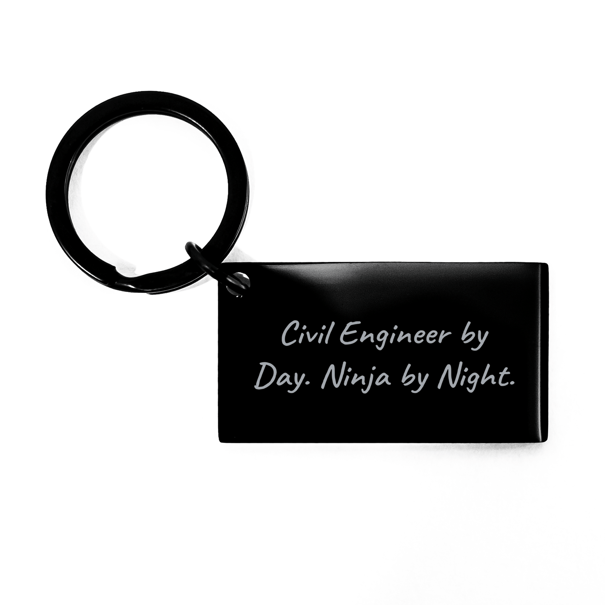 Civil Engineer Gifts from Friends - Civil Engineer Keychain with Funny Quote, Graduation Unique Gifts for Men - Victory Thru Vision