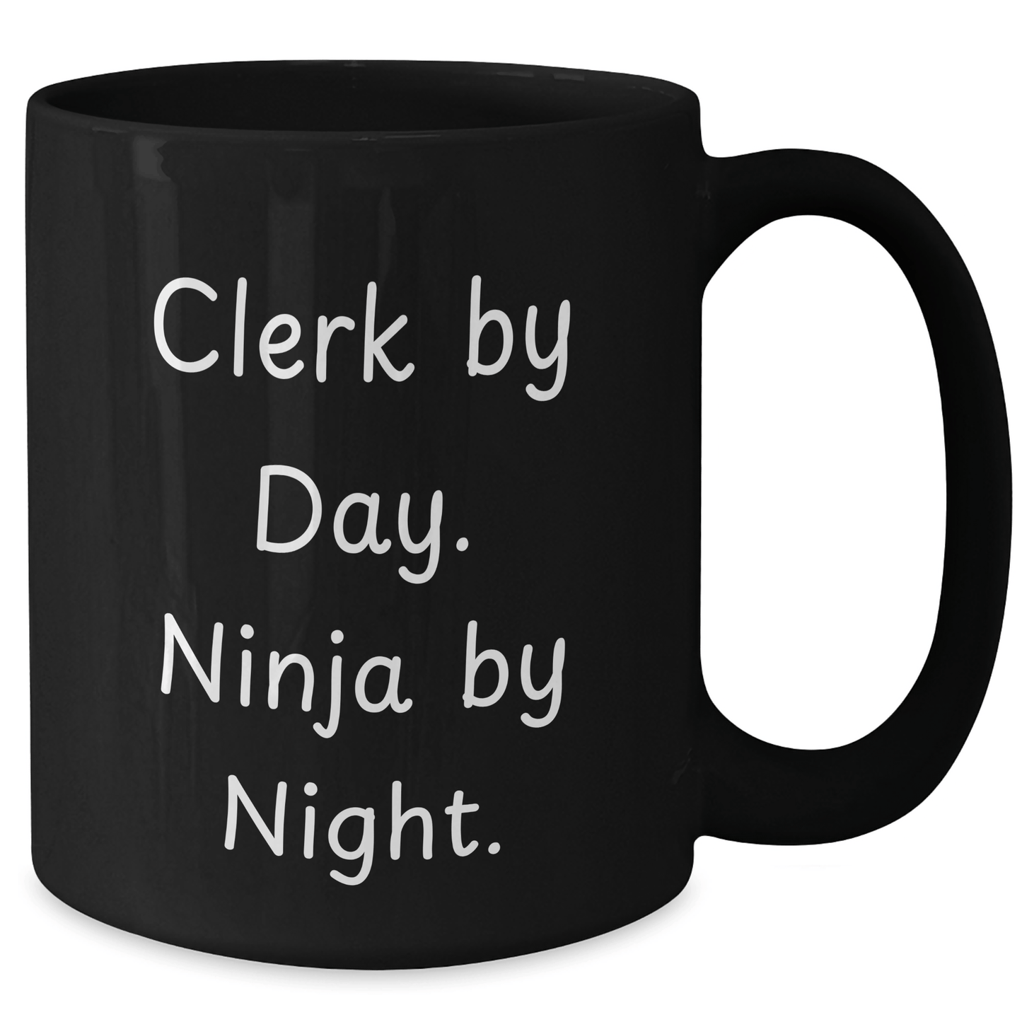 Clerks By Day, Ninjas By Night Funny Graduation Gifts for Men from Friends, Coworkers - Victory Thru Vision