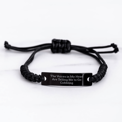 Cobbling Inspiration Rope Bracelet, Funny Graduation Gifts from Friends, for Men, Women, Family, Unique Gifts for Cobbling Enthusiasts - Victory Thru Vision