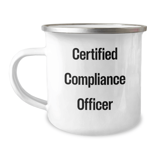 Compliance Officer Gifts from Friends to Compliance Officer, Funny Camping Mug for Father's Day - Victory Thru Vision 