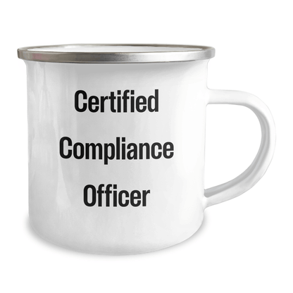 Compliance Officer Gifts from Friends to Compliance Officer, Funny Camping Mug for Father's Day - Victory Thru Vision 