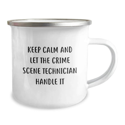 Crime Scene Technician Gifts, Funny Quote Mug, Camping Mug for Crime Scene Technician, Gifts from Friends, Graduation Unique Gifts for Crime Scene Technician - Victory Thru Vision
