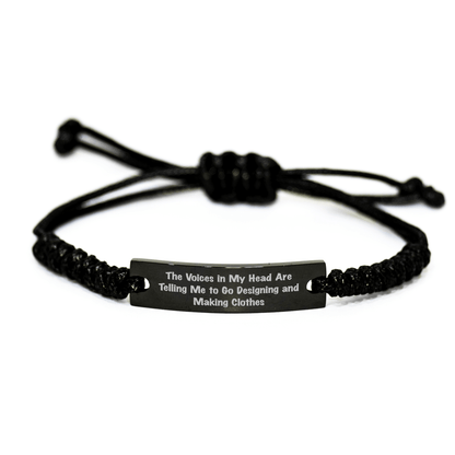 Designing and Making Clothes Enthusiasts Funny Rope Bracelet Gifts from Friends for Graduation - Victory Thru Vision