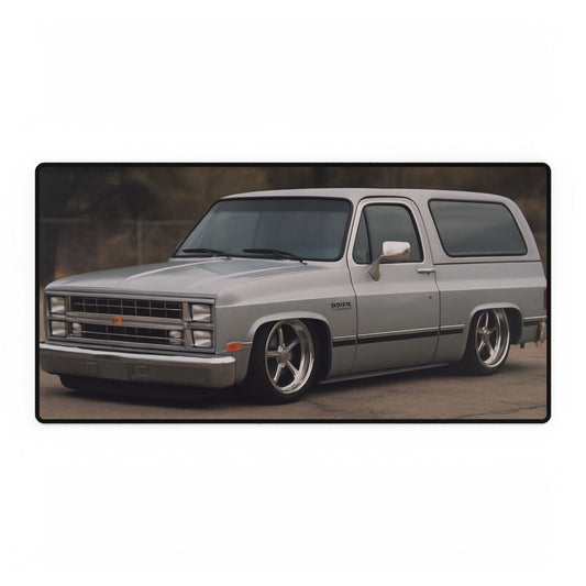 Desk Mat - Lowered 1986 Chevy Blazer Design - Victory Thru Vision