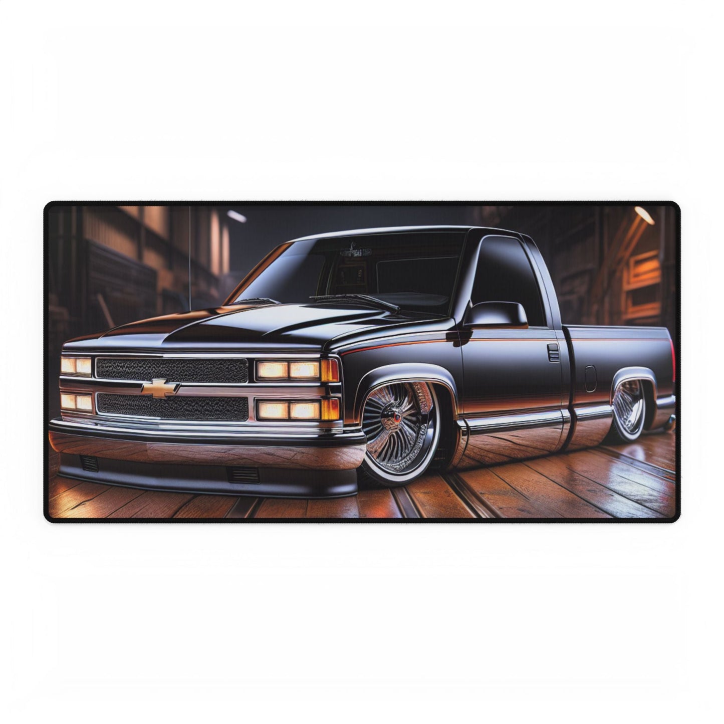 Desk Mat - Lowered 1997 Chevy Truck - Victory Thru Vision