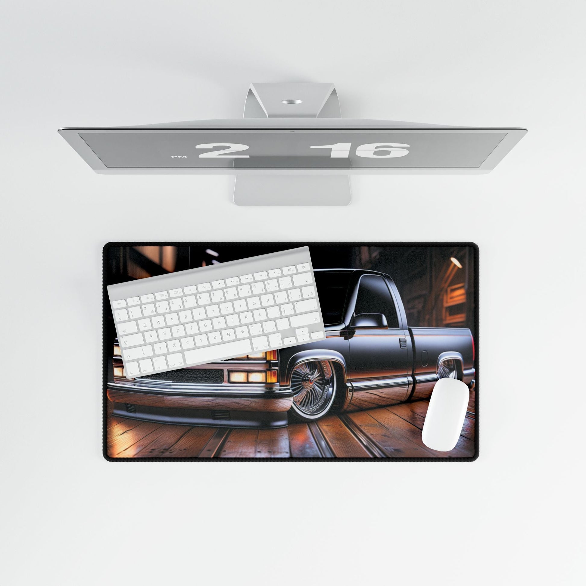 Desk Mat - Lowered 1997 Chevy Truck - Victory Thru Vision