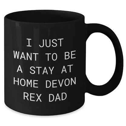 Devon Rex Cat Dad Gifts from Men for Father's Day Unique Mugs - Victory Thru Vision 