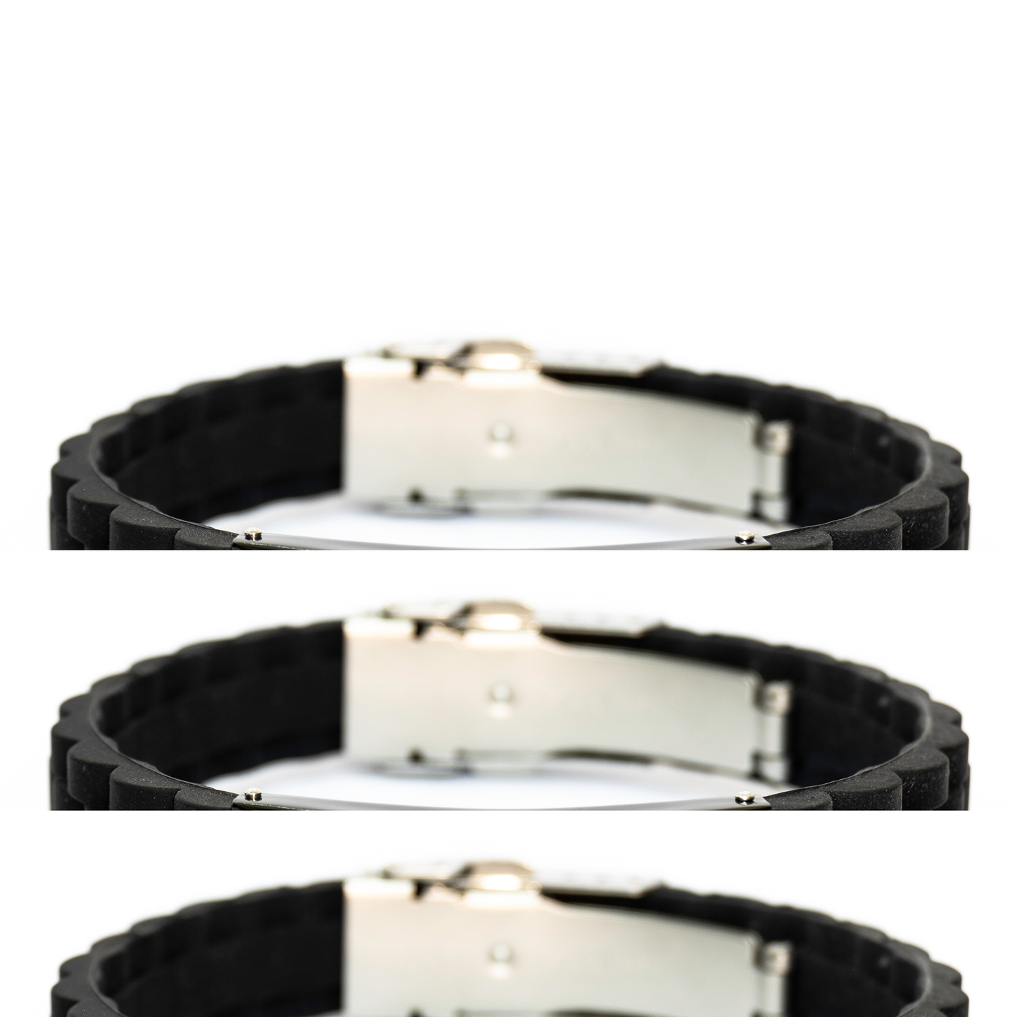 Devon Rex Cat Mom's Gift, 'I Just Want To Be A Stay At Home Devon Rex Mom', Glide lock Clasp Black Stainless Steel Adjustable Bracelet for Men, Gifts from Mom to Dad on Father's Day - Victory Thru Vision 