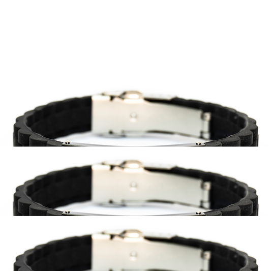Devon Rex Cat Mom's Gift, 'I Just Want To Be A Stay At Home Devon Rex Mom', Glide lock Clasp Black Stainless Steel Adjustable Bracelet for Men, Gifts from Mom to Dad on Father's Day - Victory Thru Vision 