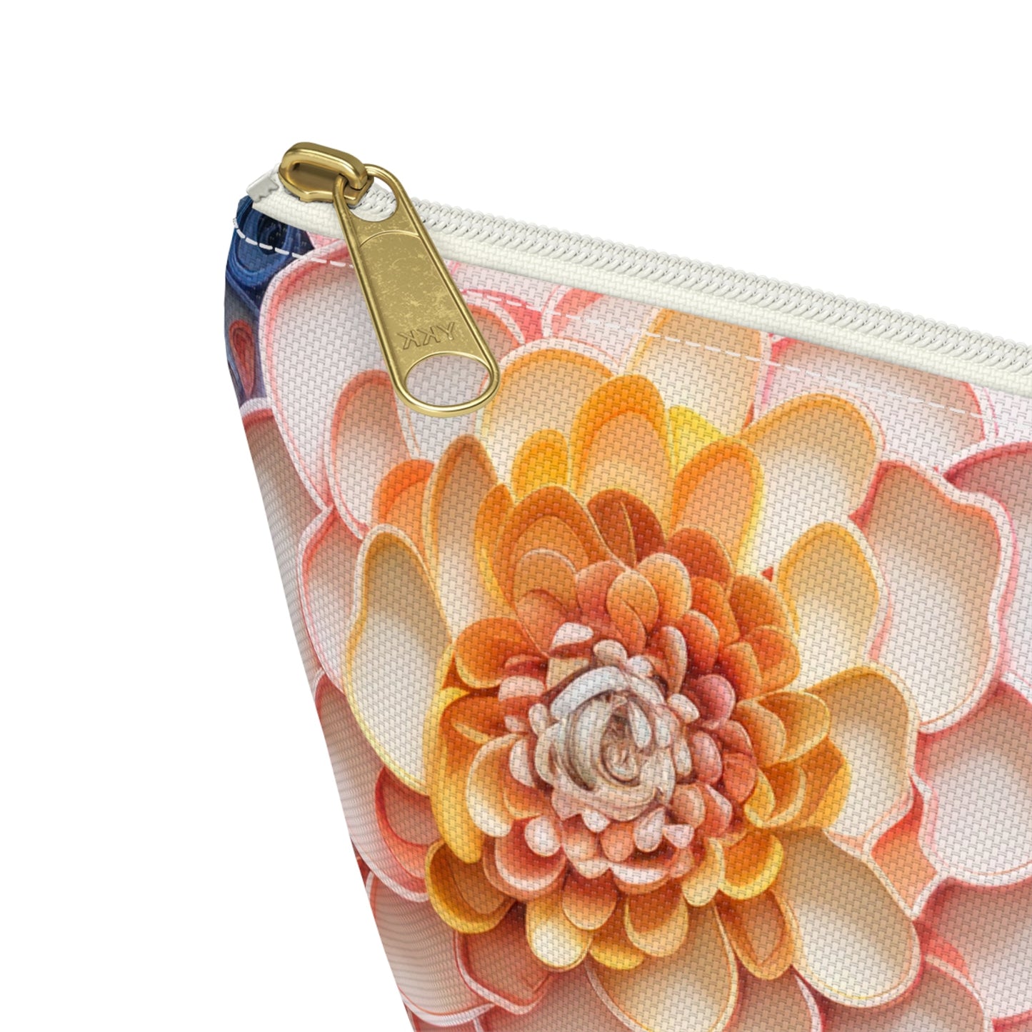 Echeveria Succulent Plant Organizer Case, Makeup Bag, Travel Storage, Floral Toiletry Pouch, Gift for Plant Lovers, Accessory Pouch - Victory Thru Vision 