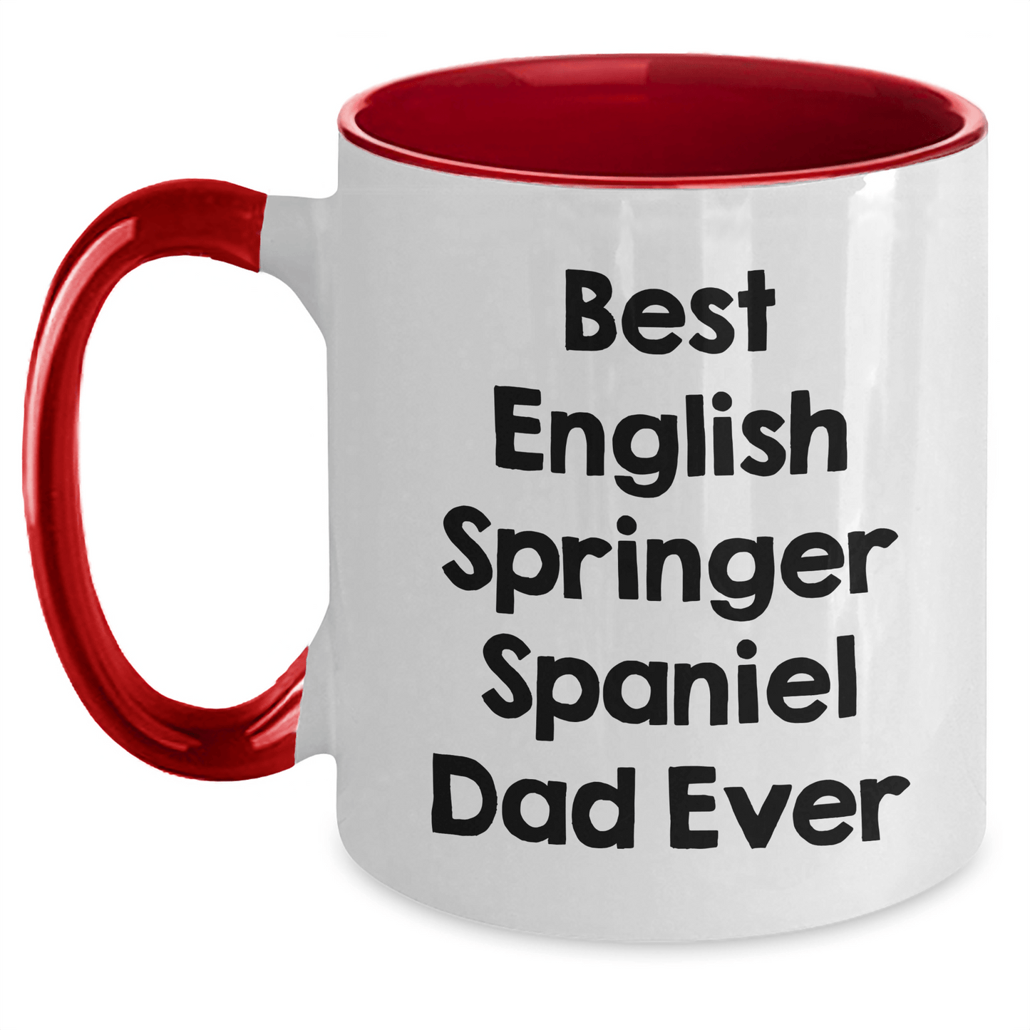 English Springer Spaniel Dad Ever Funny Coffee Mug Gifts from Family for Father's Day - Victory Thru Vision 