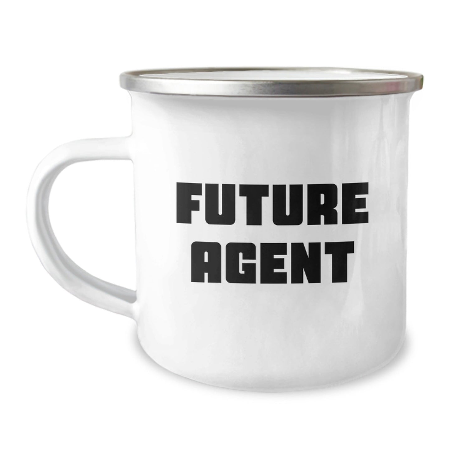 Funny Agent Future Quotes Gifts from Men to Agent Graduation Unique Camping Mug, Agent Love, Gift for Agent - Victory Thru Vision