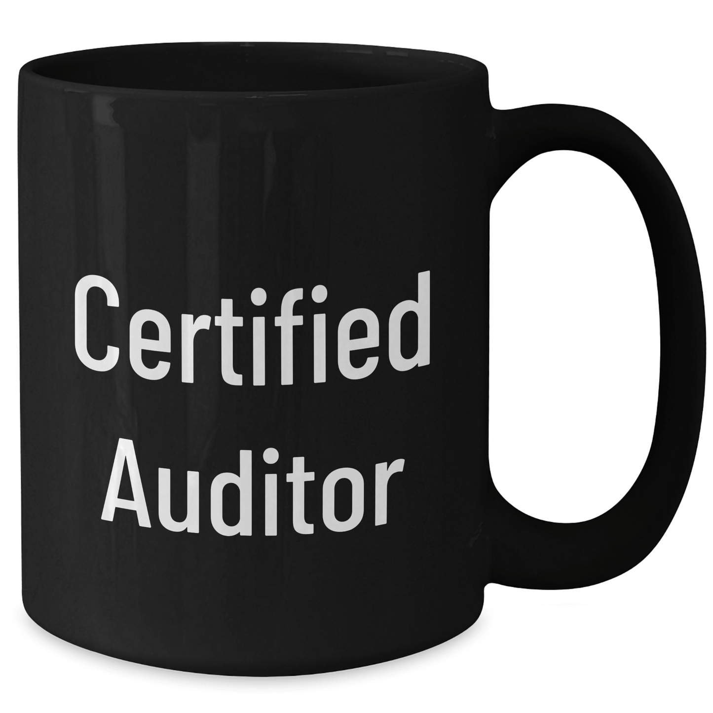 Funny Auditor Gifts from Men to Certified Auditor on Father's Day Unique Auditors Mug - Victory Thru Vision 