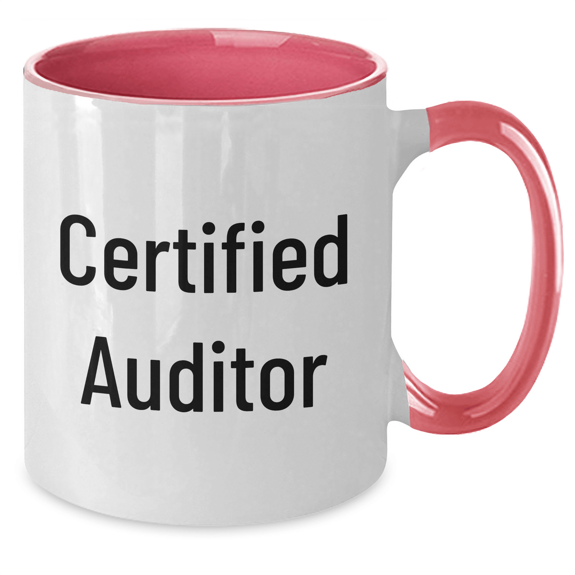 Funny Auditor Quotes Gifts for Men from Friends - Two Tone Coffee Mug for Father's Day - Victory Thru Vision 