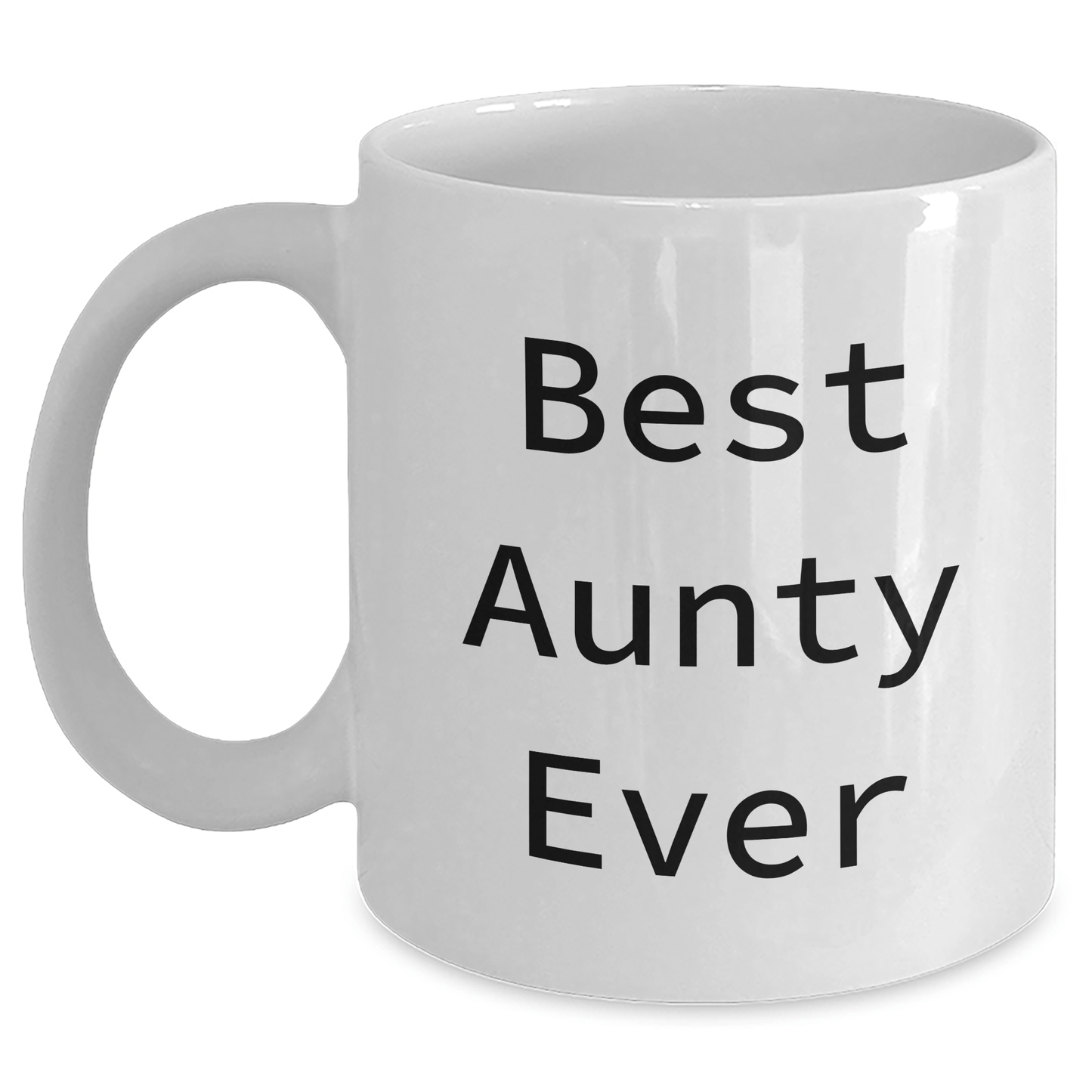 Funny Aunty Gifts from Aunty Lovers, Best Aunty Ever Quote White Coffee Mug for Men, Women, Friends, Family on Father's Day - Victory Thru Vision 