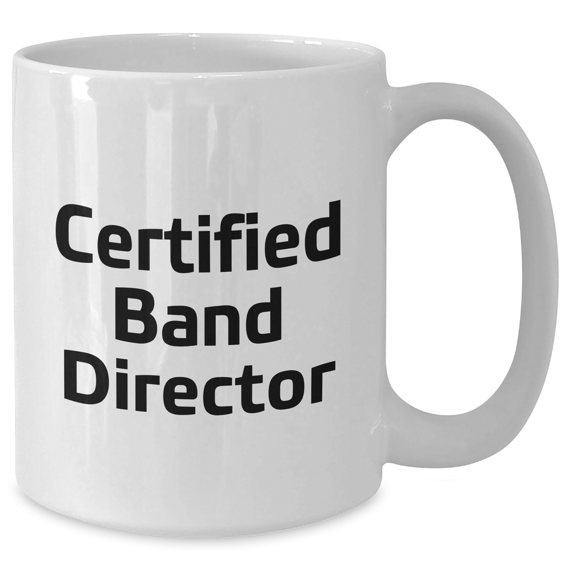 Funny Band Director Gifts for Him, 'I'm the Maestro' White Coffee Mug for Father's Day from Mom, Dad, Family, or Friends - Victory Thru Vision 
