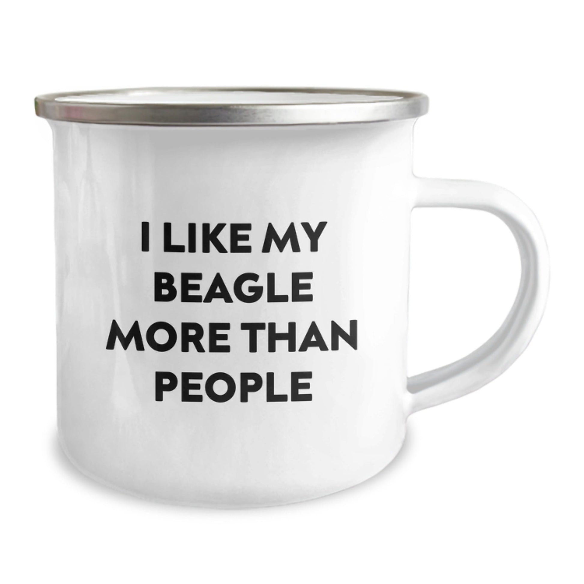 Funny Beagle Dog Lovers Gifts from Friends and Family, Beagle Dog Enthusiasts Camping Mug for Birthday - Victory Thru Vision