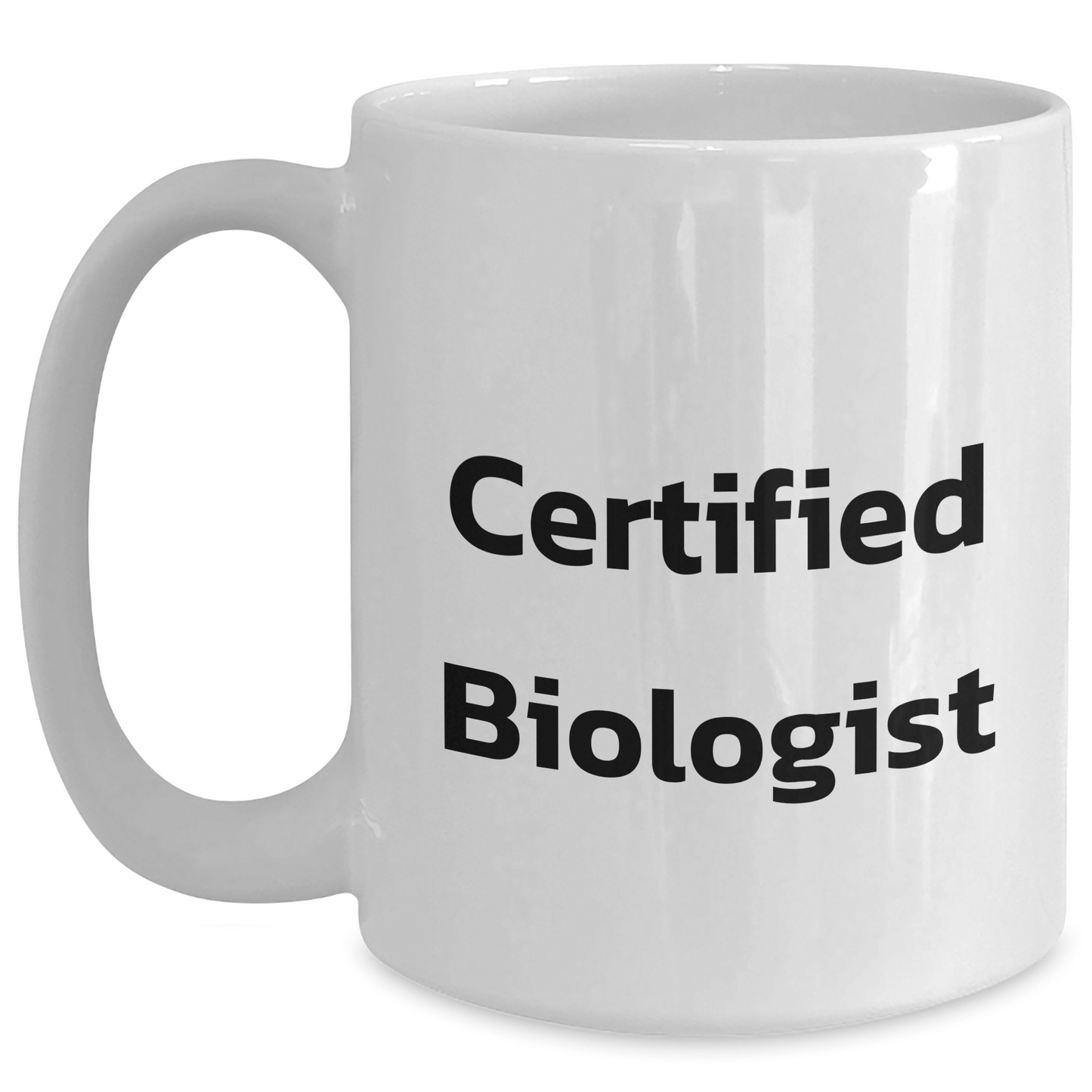 Funny Biologist Gifts for Him - White Coffee Mug from Friends and Family for Men's Father's Day - Victory Thru Vision 