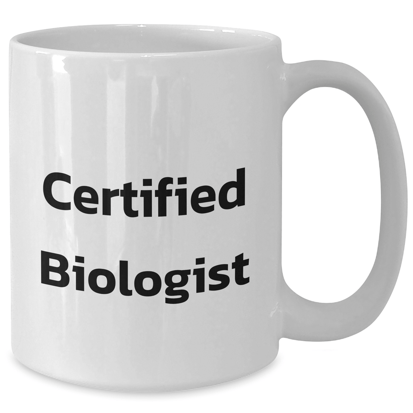 Funny Biologist Gifts for Him - White Coffee Mug from Friends and Family for Men's Father's Day - Victory Thru Vision 