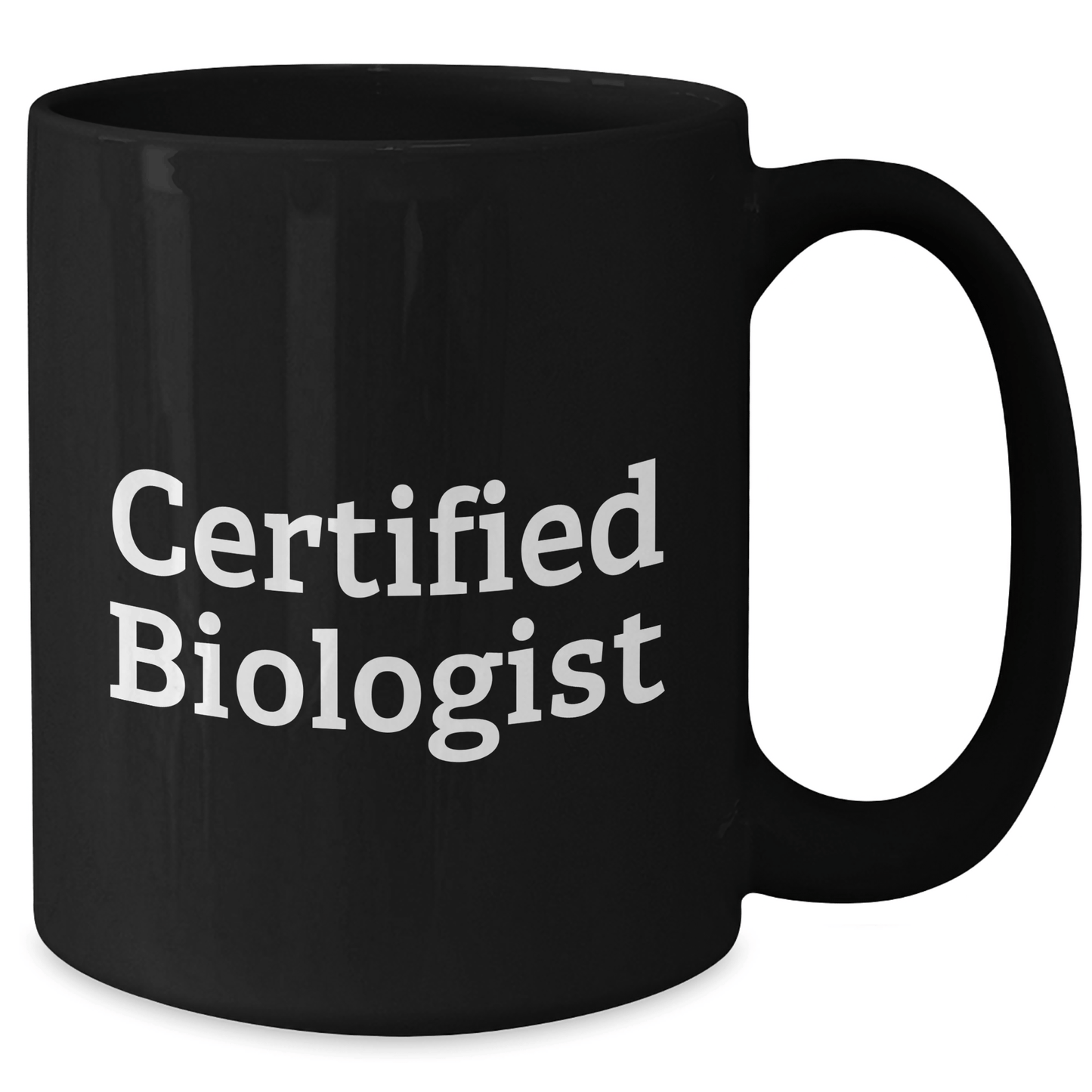 Funny Biologist Gifts for Men and Women - Black Coffee Mug from Friends and Family - Victory Thru Vision 