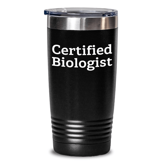 Funny Biologist Gifts from Men to Biologist Friends - 'It's Not Rocket Science, Just Biology' Tumbler for Father's Day - Victory Thru Vision 