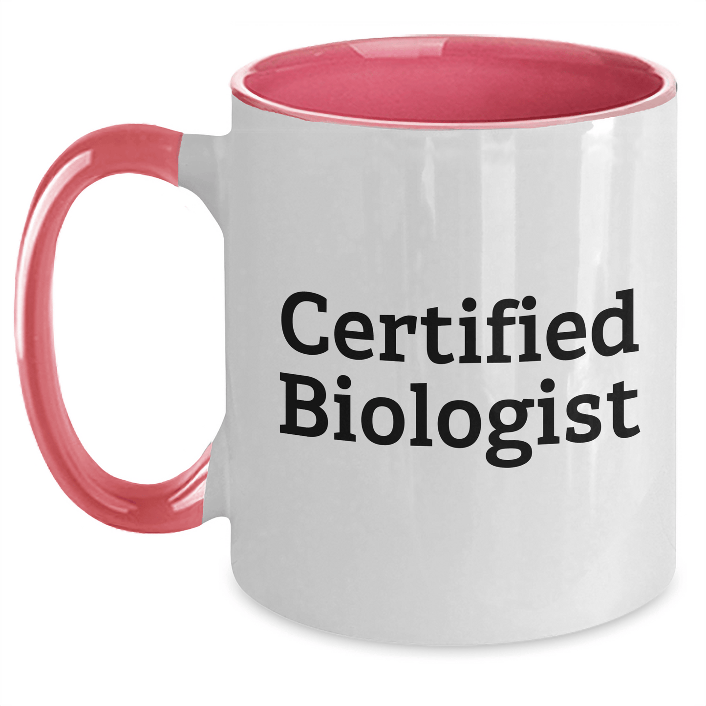 Funny Biologist Gifts from Men to Biologist Friends - Two Tone Coffee Mug, Inspirational Quote for Father's Day - Victory Thru Vision 