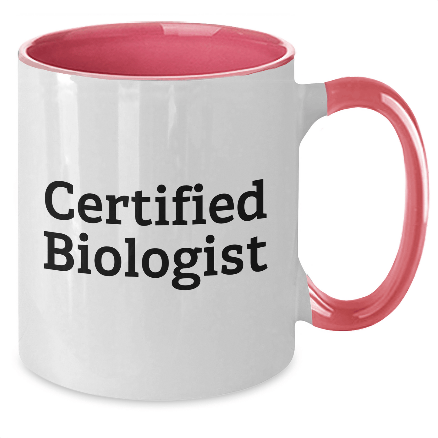 Funny Biologist Gifts from Men to Biologist Friends - Two Tone Coffee Mug, Inspirational Quote for Father's Day - Victory Thru Vision 