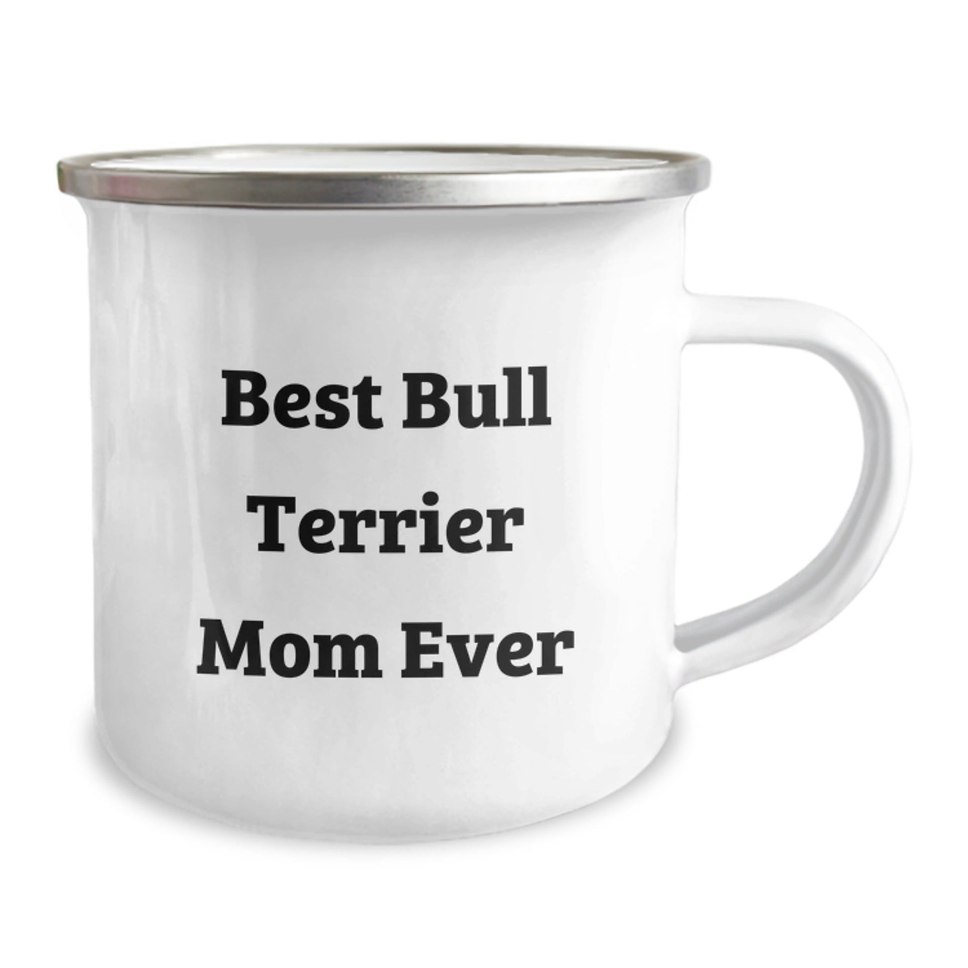 Funny Bull Terrier Dog Lover Gifts from Mom, Best Bull Terrier Mom Ever Quote, Camping Mug for Birthday, Gifts for Bull Terrier Dog Mom, Gifts from Friends, Gifts for Family - Victory Thru Vision