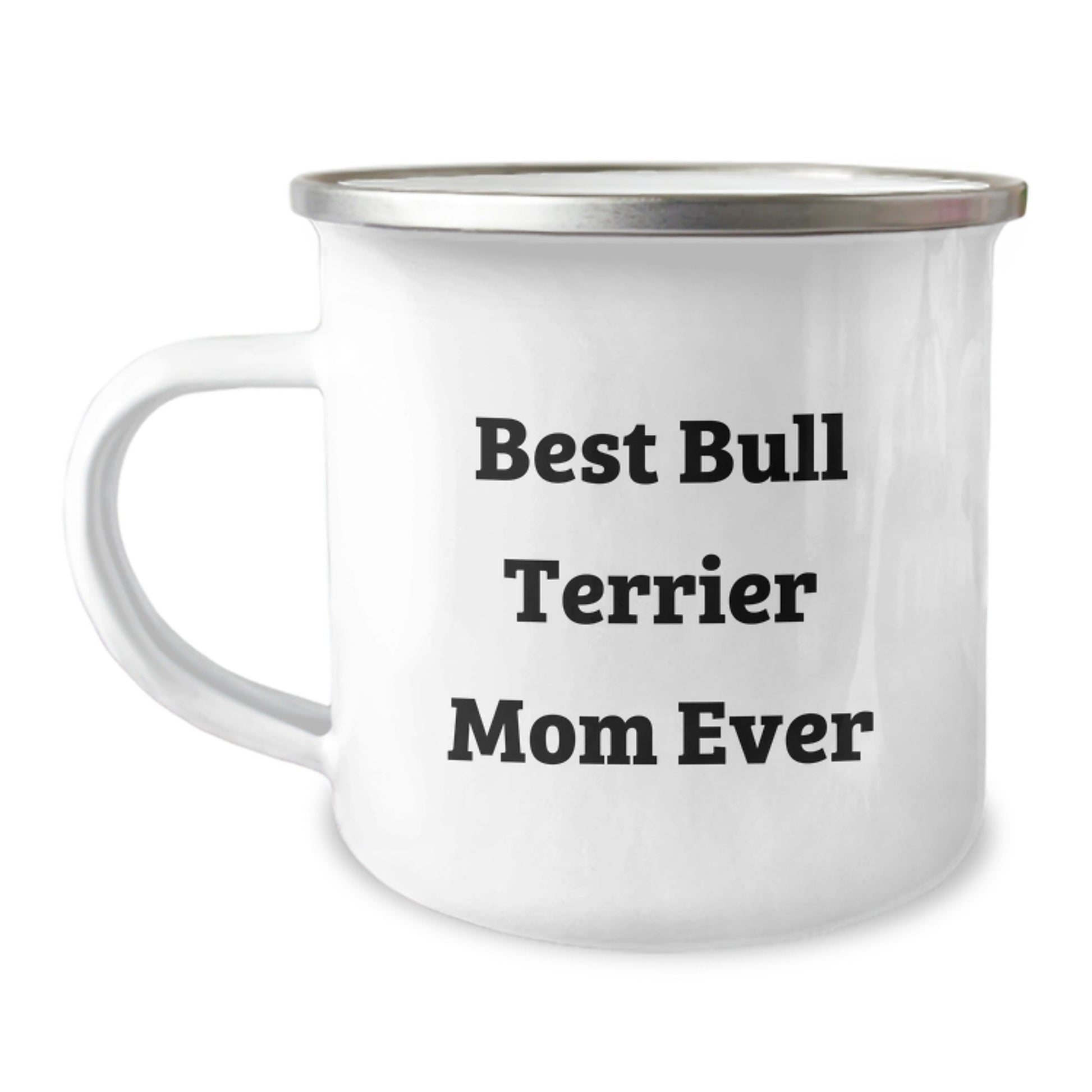 Funny Bull Terrier Dog Lover Gifts from Mom, Best Bull Terrier Mom Ever Quote, Camping Mug for Birthday, Gifts for Bull Terrier Dog Mom, Gifts from Friends, Gifts for Family - Victory Thru Vision