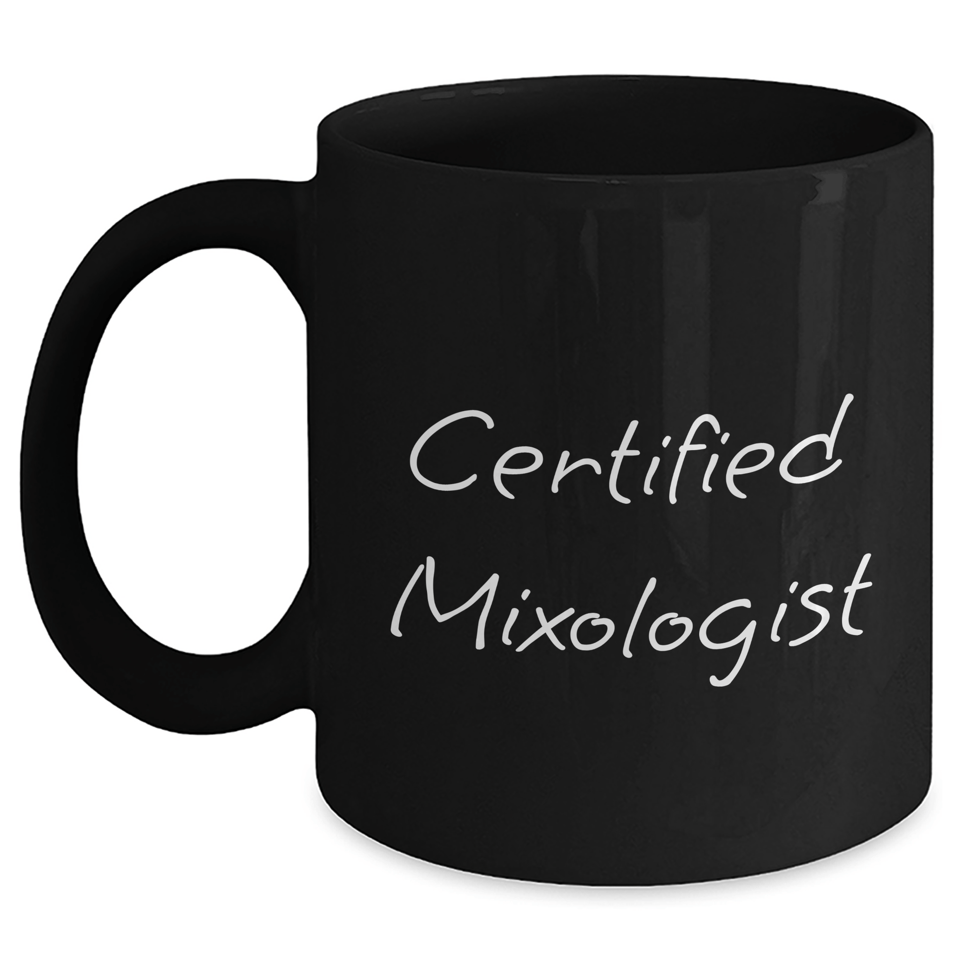 Funny Certified Mixologist Gifts from Friends for Father's Day, Black Coffee Mug, 'May the Mule Be with You' Quote, 11oz or 15oz, Microwave and Dishwasher Safe - Victory Thru Vision 