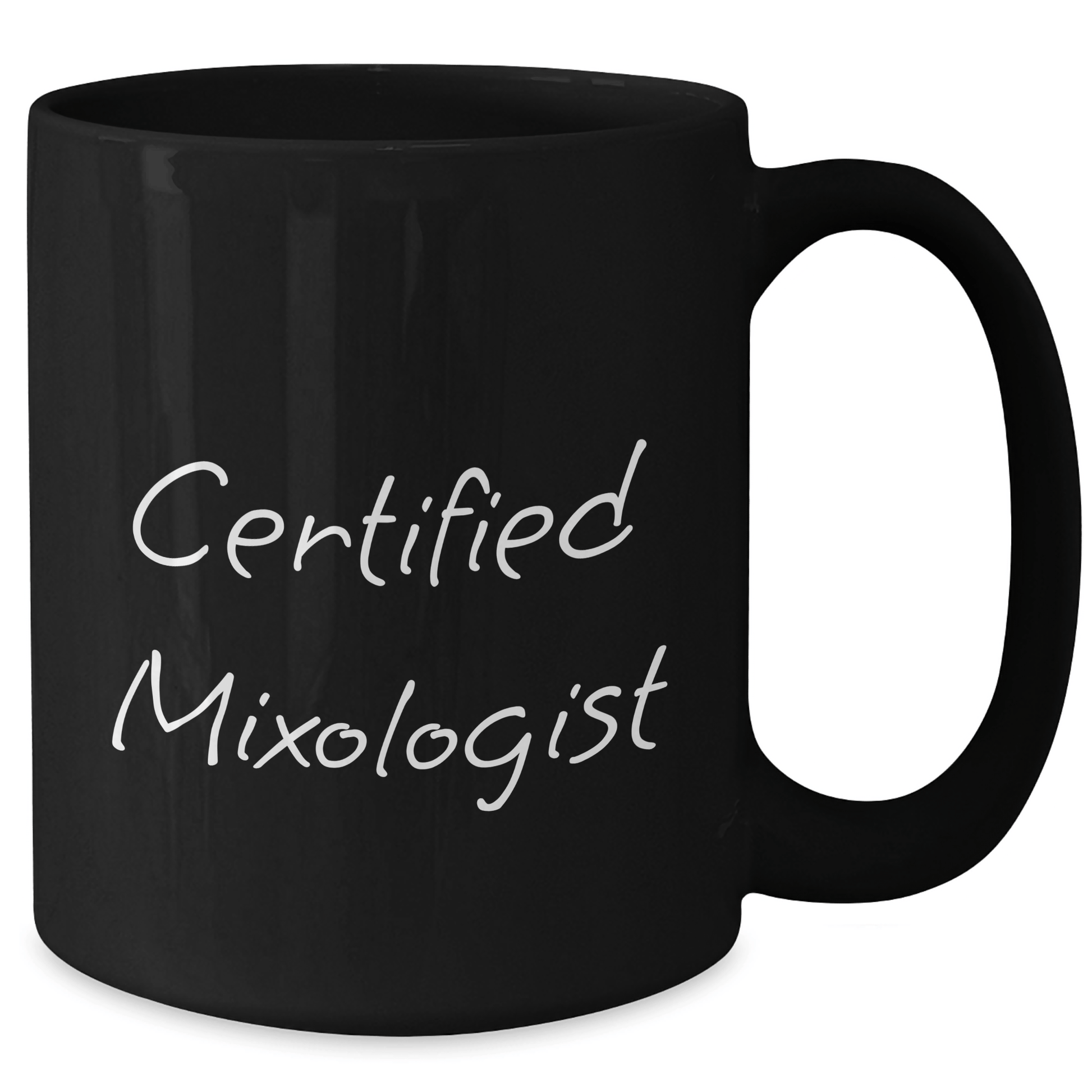Funny Certified Mixologist Gifts from Friends for Father's Day, Black Coffee Mug, 'May the Mule Be with You' Quote, 11oz or 15oz, Microwave and Dishwasher Safe - Victory Thru Vision 