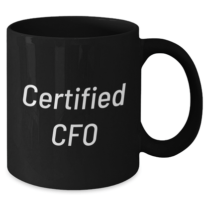 Funny CFO Gifts from Friends, Unique Black Coffee Mug for Certified CFOs on Father's Day, 'You're a - mazing' - 11oz or 15oz Ceramic Mugs, Gifts for Men, Family, Coworkers - Victory Thru Vision