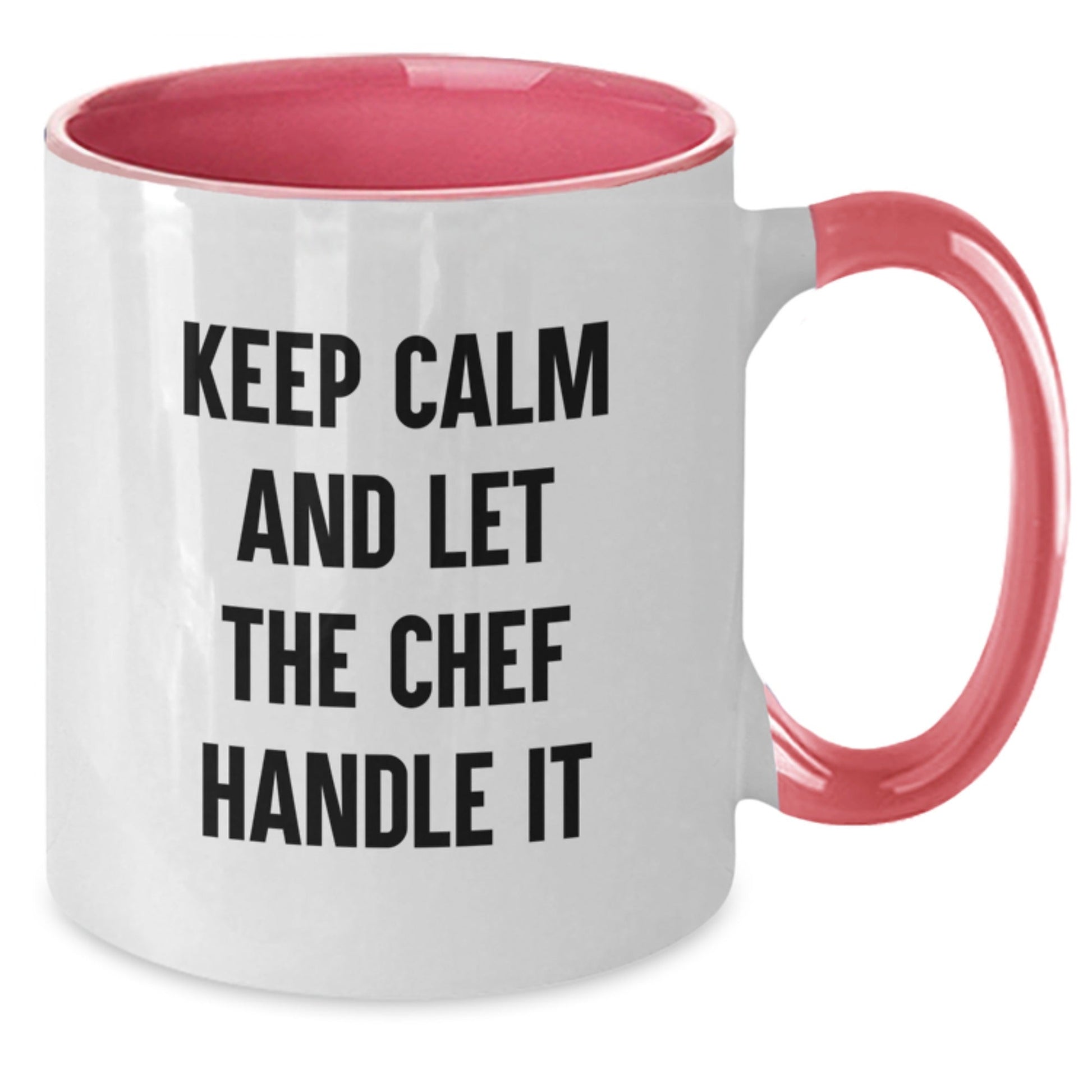 Funny Chef Quotes Gifts from Men to Women for Graduation Unique Two Tone Coffee Mugs - Victory Thru Vision