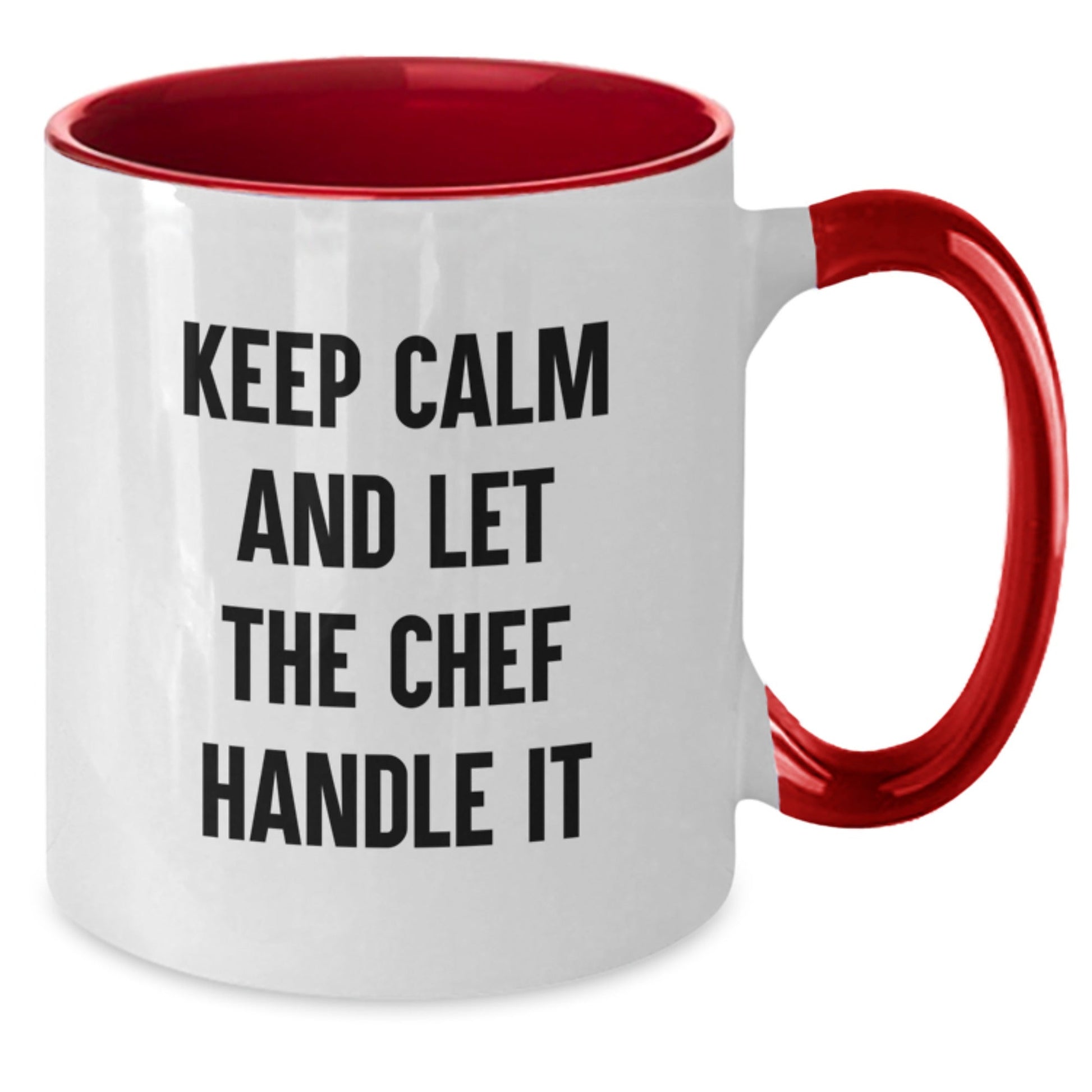 Funny Chef Quotes Gifts from Men to Women for Graduation Unique Two Tone Coffee Mugs - Victory Thru Vision