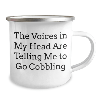 Funny Cobbling Camping Mug Gifts for Men from Friends Unique Graduation - Victory Thru Vision