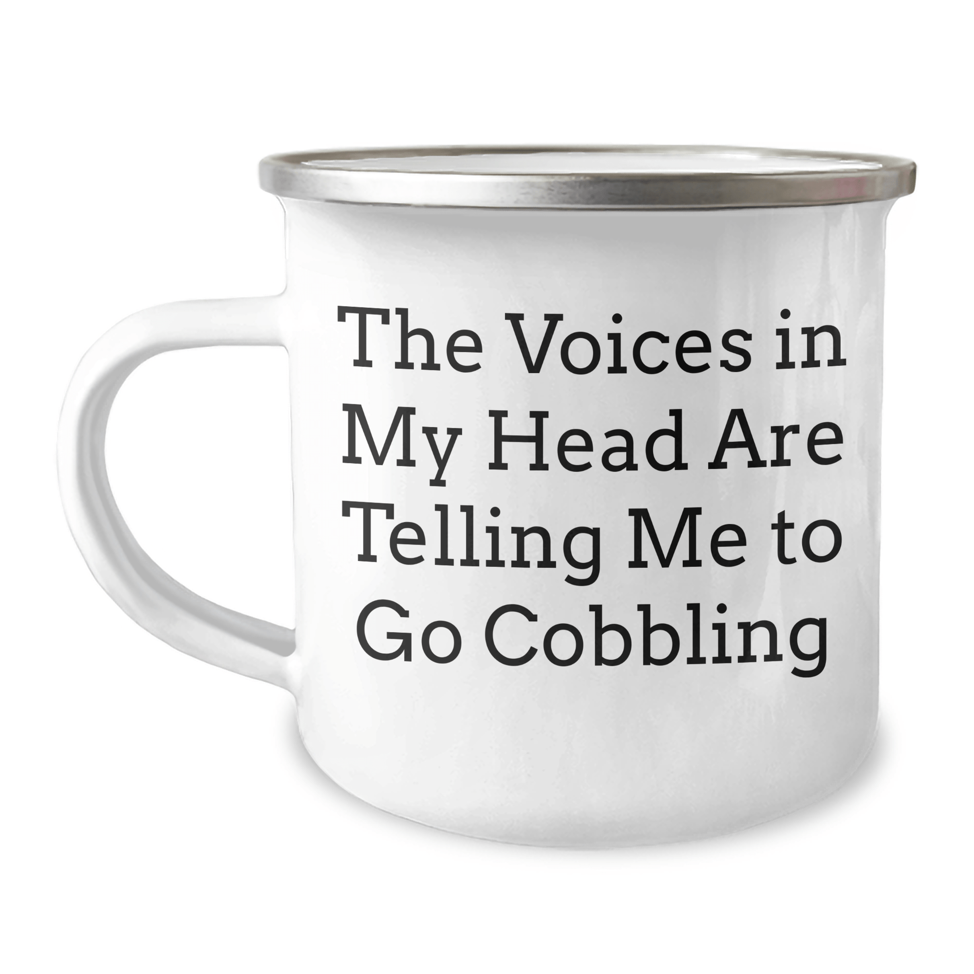 Funny Cobbling Camping Mug Gifts for Men from Friends Unique Graduation - Victory Thru Vision