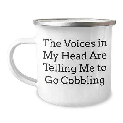 Funny Cobbling Camping Mug Gifts for Men from Friends Unique Graduation - Victory Thru Vision