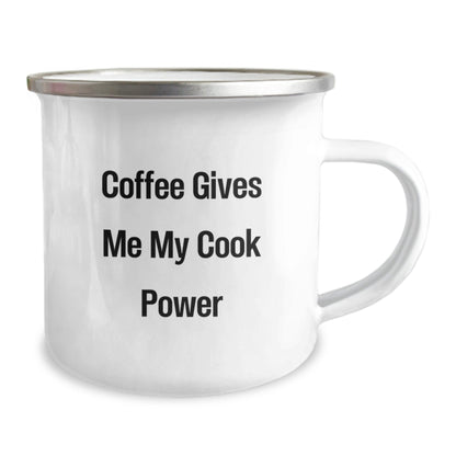 Funny Coffee Lovers Gifts for Cook Friends from Men, Camping Mug with Inspirational Quote for Graduation Unique Gifts - Victory Thru Vision