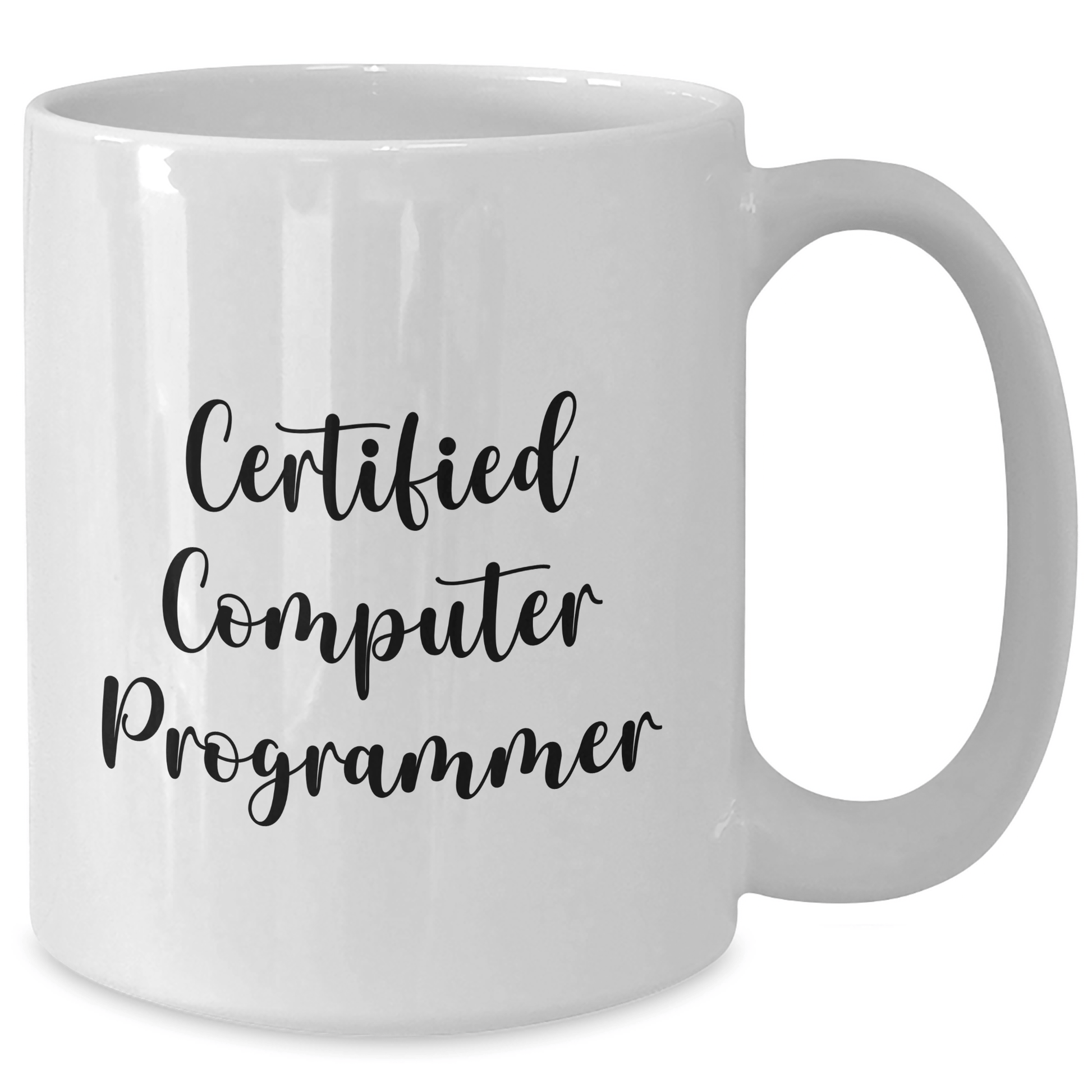 Funny Computer Programmer Gifts from Friends and Family - White Coffee Mug for Dad's Unique Father's Day Present - Victory Thru Vision 
