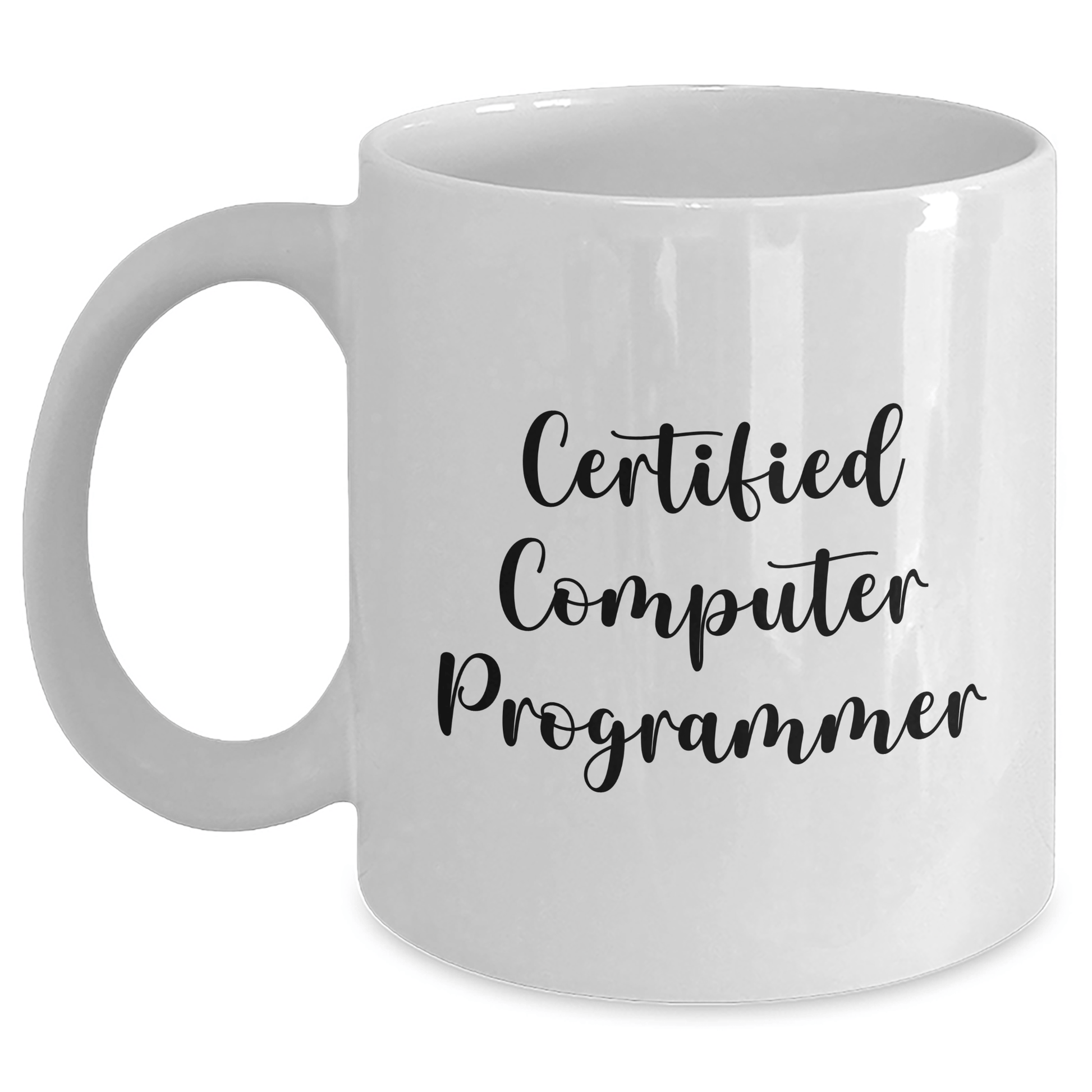Funny Computer Programmer Gifts from Friends and Family - White Coffee Mug for Dad's Unique Father's Day Present - Victory Thru Vision 