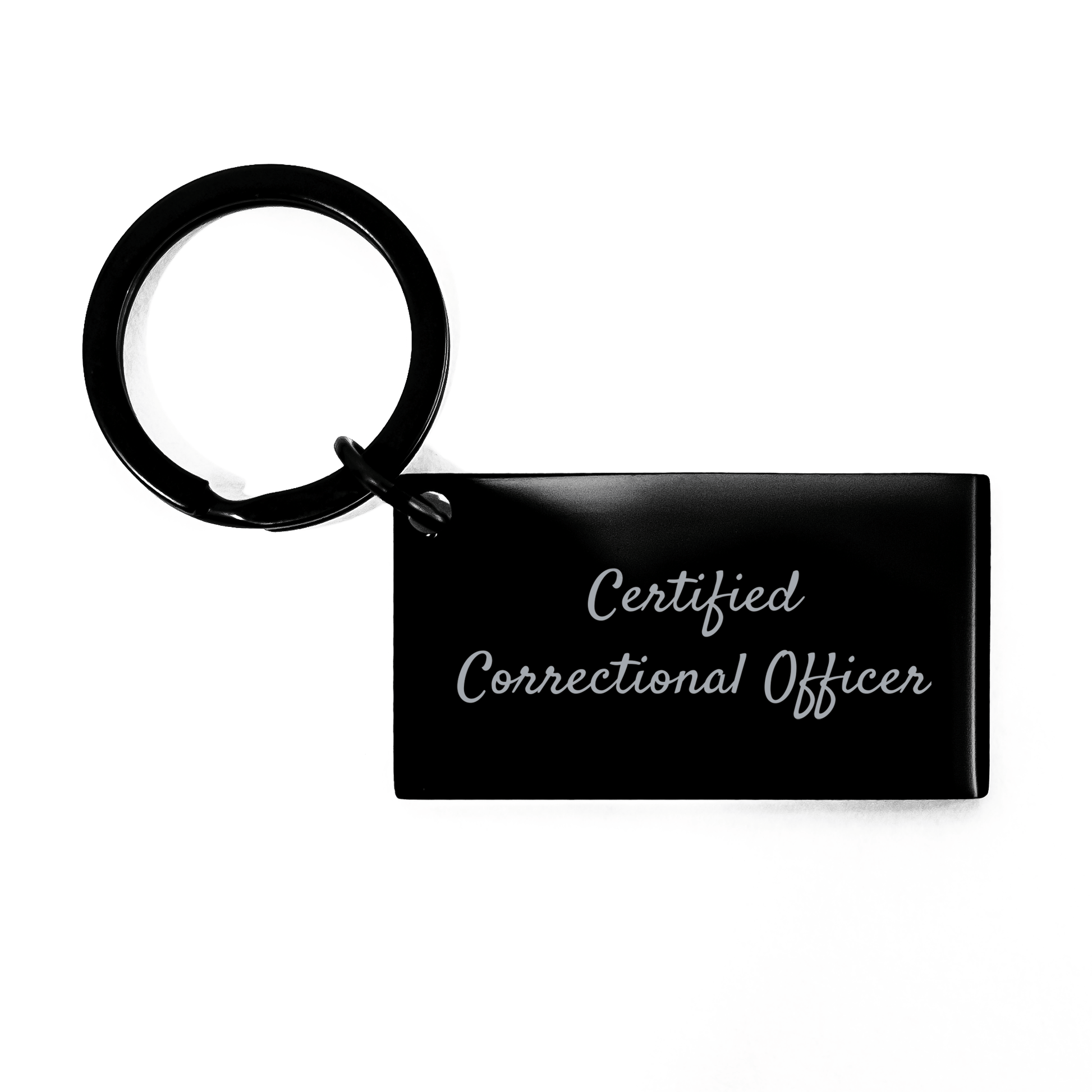 Funny Correctional Officer Gifts from Men to Friends - Inspirational Keychain for Father's Day - Victory Thru Vision 