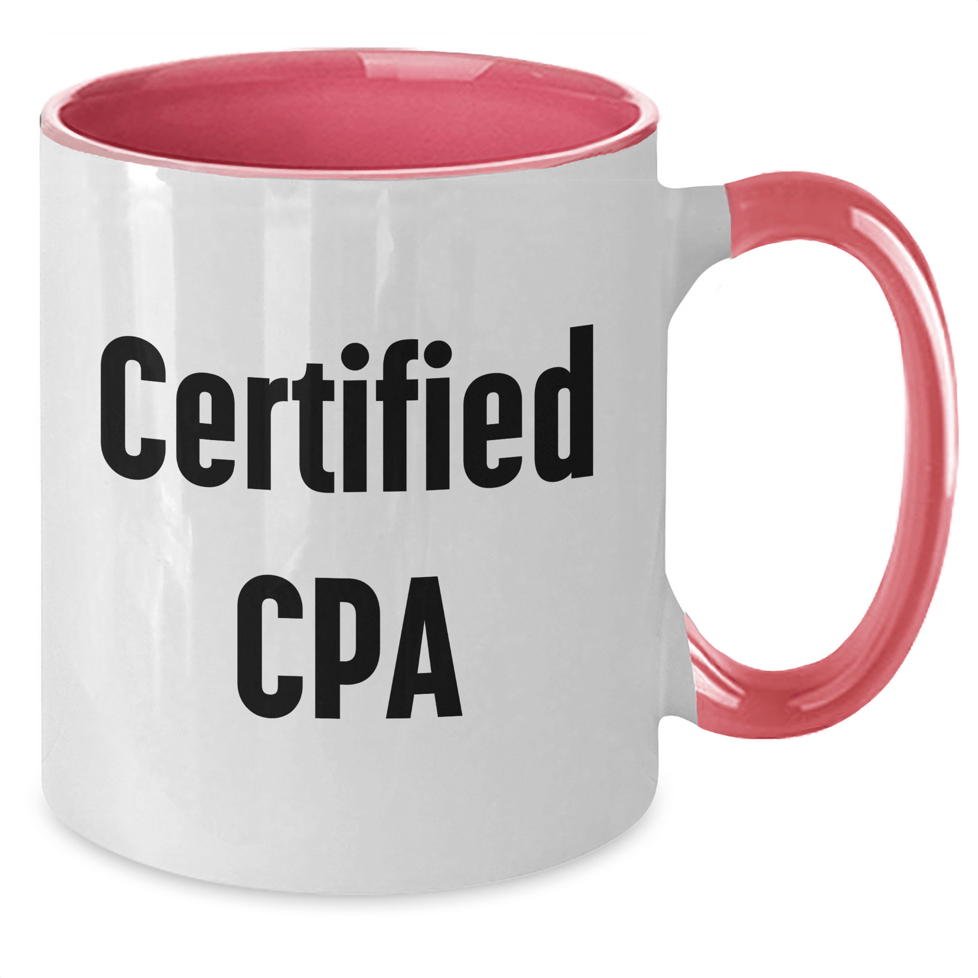 Funny CPA Quotes Gifts for Men, Two Tone Coffee Mug, Father's Day Unique Gifts from Family, Friends, Coworkers, Certified Cpa Enthusiasts, CPA Lovers, CPA Professionals - Victory Thru Vision 