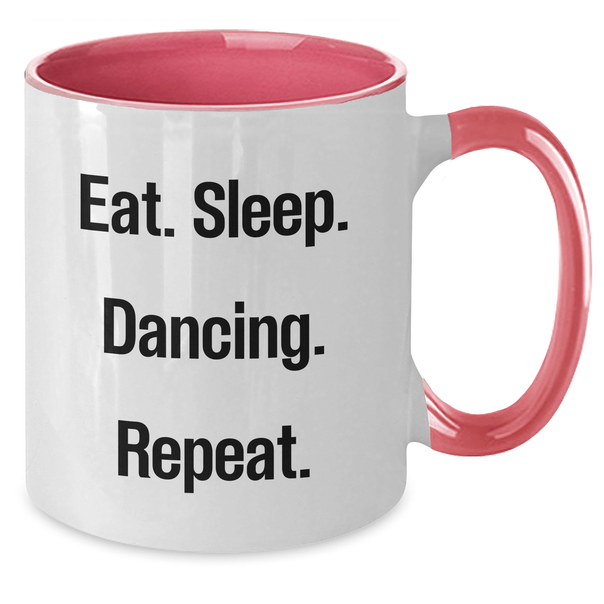 Funny Dancing Gifts for Men's Father's Day Unique Two Tone Coffee Mugs from Friends - Victory Thru Vision 